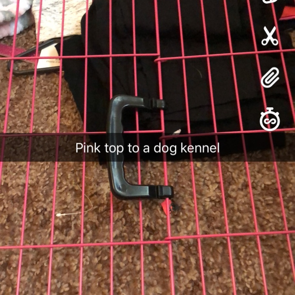 Top to a dog kennel